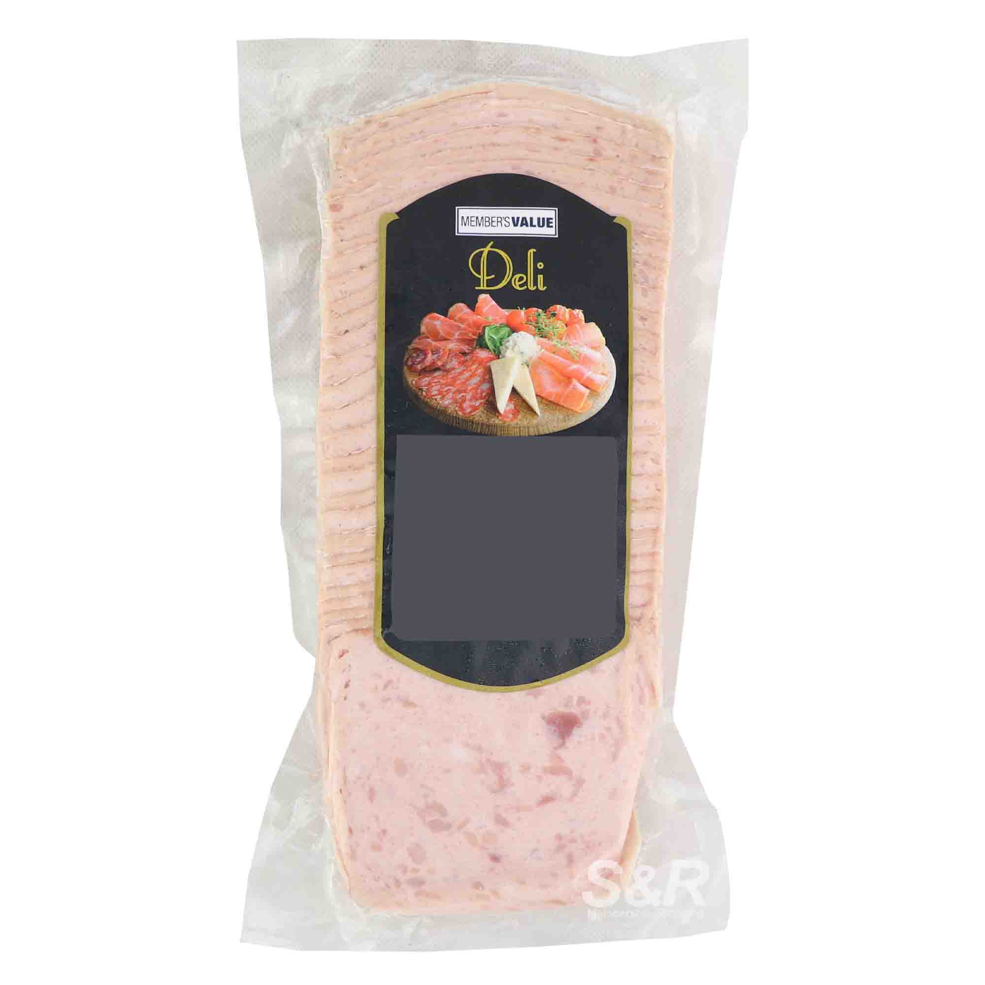 Member's Value Deli Sliced Farmer's Meatloaf approx. 1kg